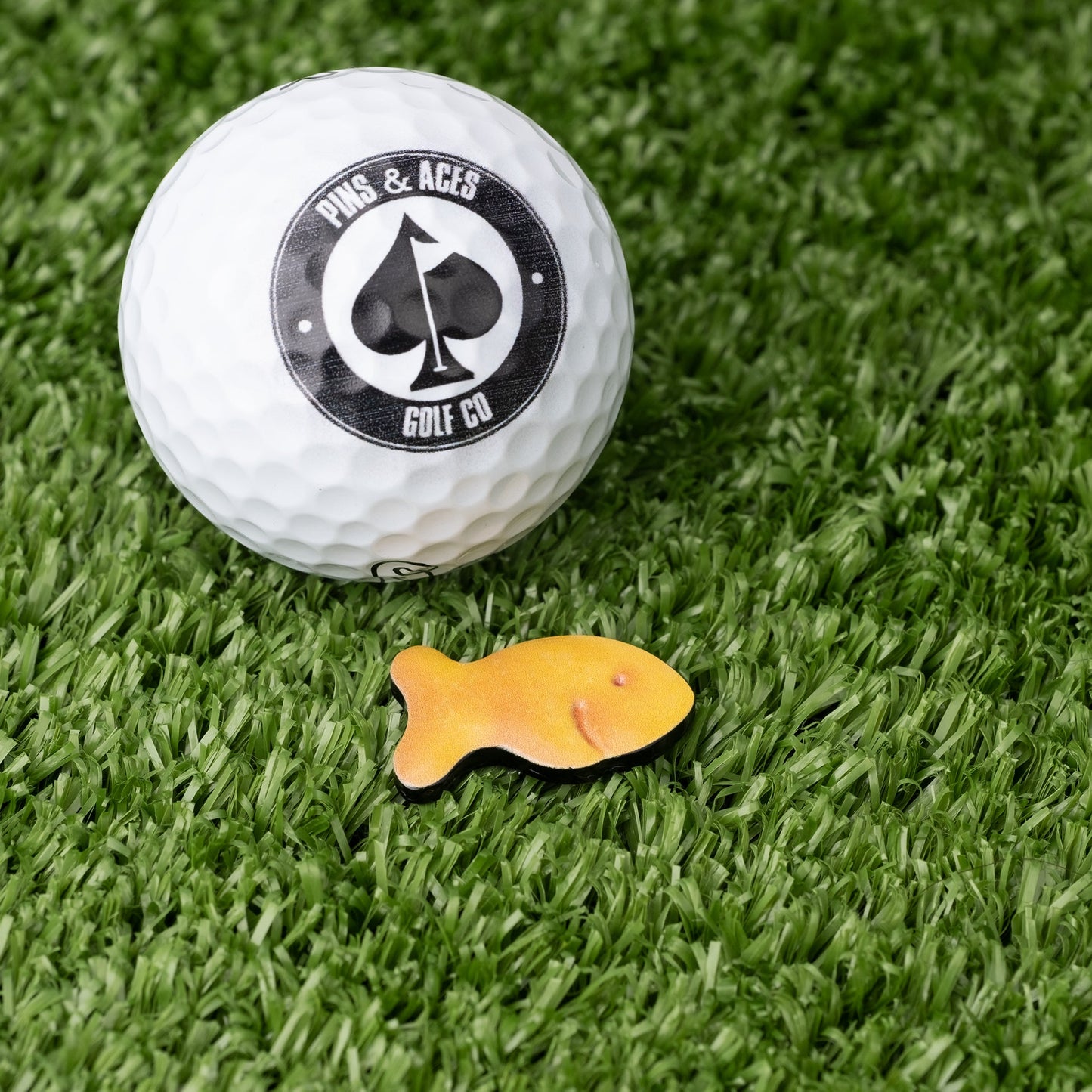 Pins and Aces Fish Cracker Ball Marker