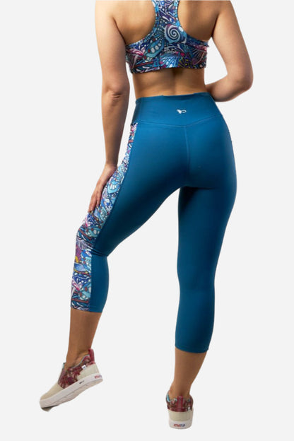 FisheWear Enchanted Grayling Pocket Capri Leggings