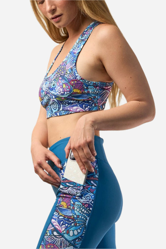 FisheWear Enchanted Grayling Pocket Capri Leggings