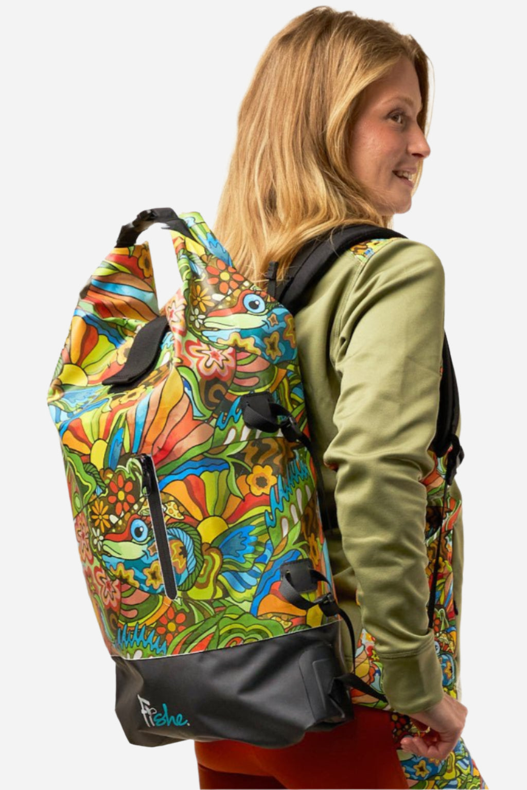 FisheWear Boho Bass Backpack Dry Bag