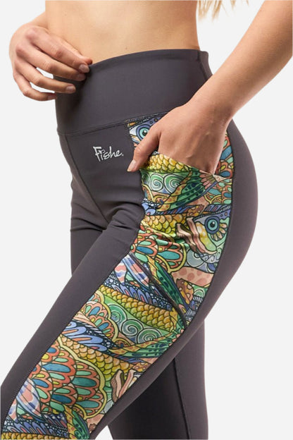 FisheWear Tropical Tarpon Pocket Leggings