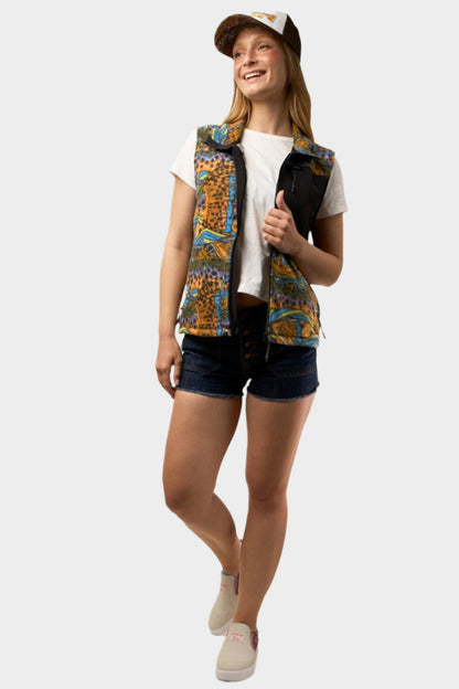 FisheWear Unbound Brown Fleece Vest