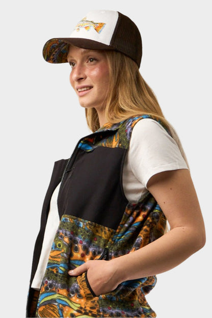 FisheWear Unbound Brown Fleece Vest