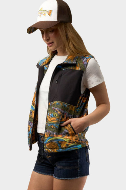 FisheWear Unbound Brown Fleece Vest