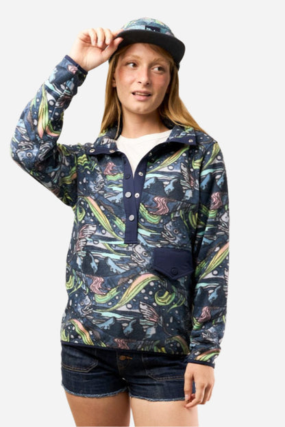 FisheWear HaliBorealis Riffle Snap Fleece
