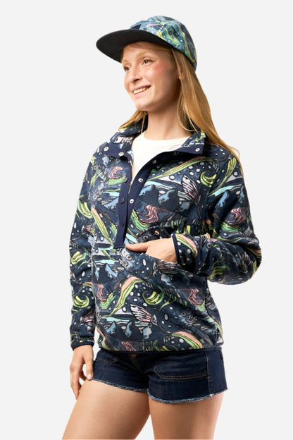 FisheWear HaliBorealis Riffle Snap Fleece