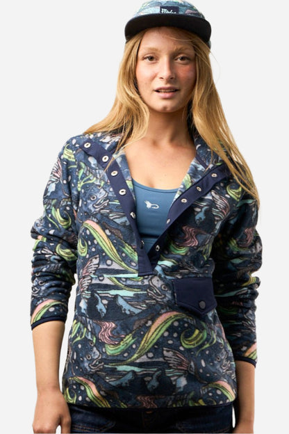 FisheWear HaliBorealis Riffle Snap Fleece