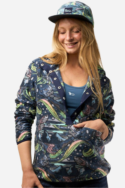 FisheWear HaliBorealis Riffle Snap Fleece