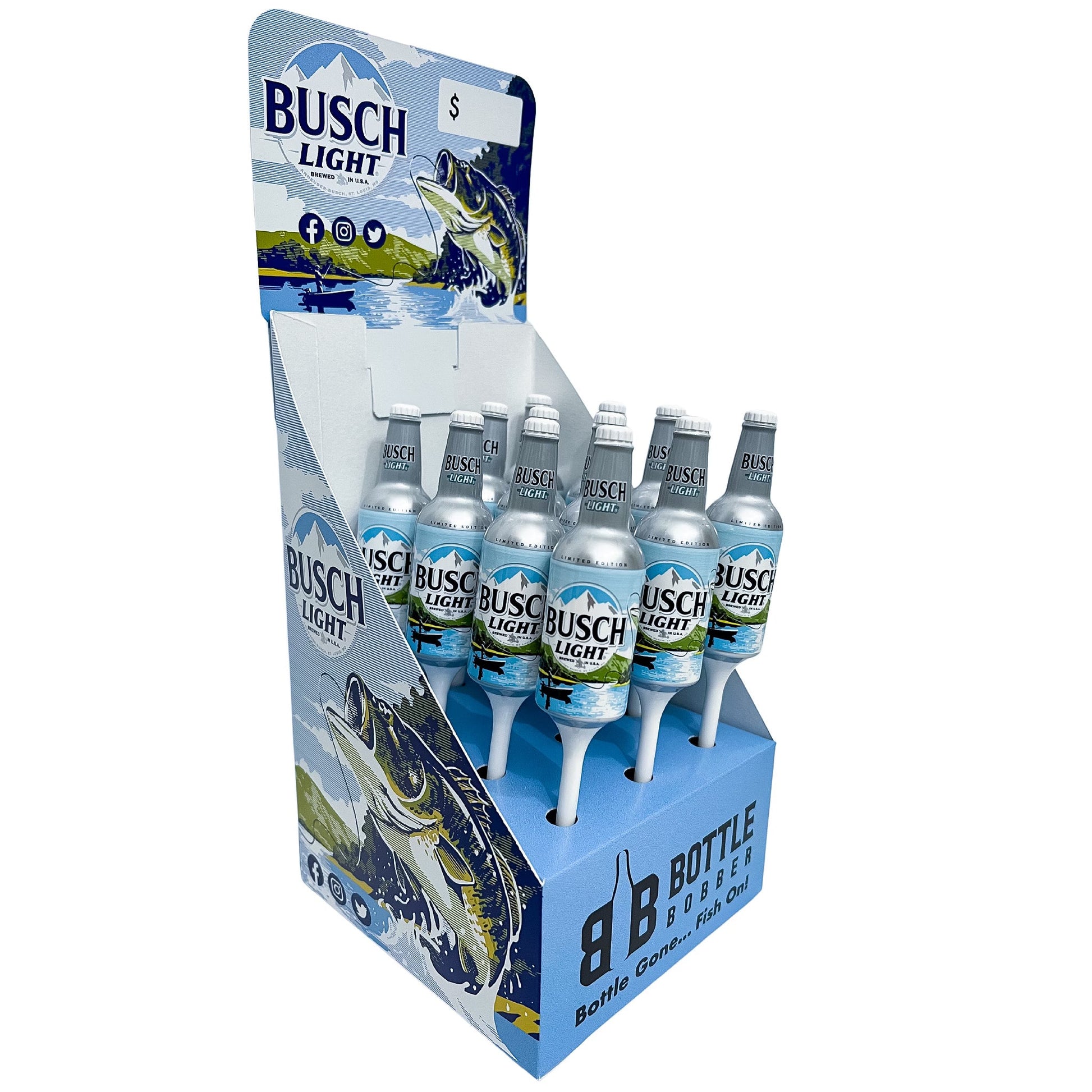 busch light fishing pole Coolie A comfy foam handle for all Beaver Dam Busch Light 'The