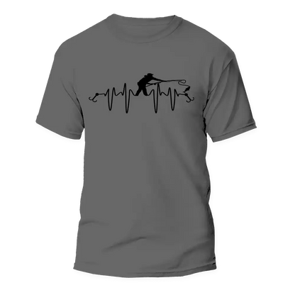 Outdoorzees Fishing Heart Beat Man T-Shirt