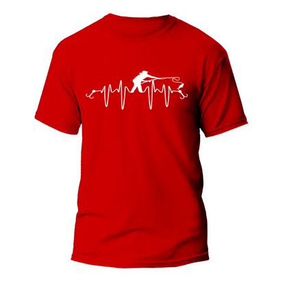 Outdoorzees Fishing Heart Beat Man T-Shirt