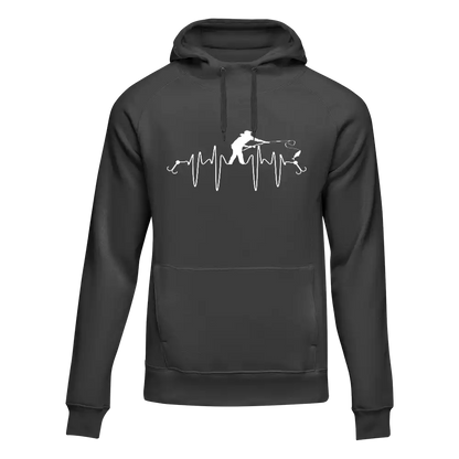 Outdoorzees Fishing Heart Beat Unisex Hoodie