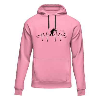 Outdoorzees Fishing Heart Beat Unisex Hoodie