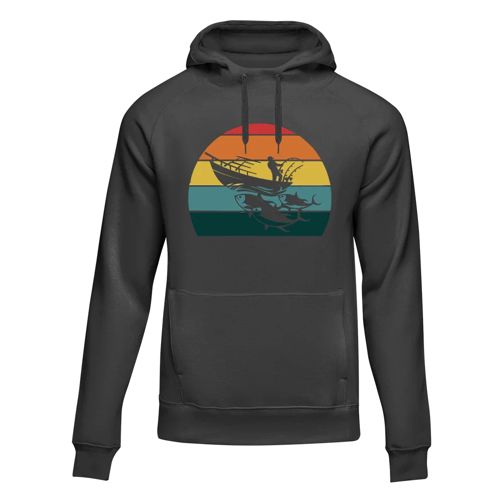 Outdoorzees Fishing Boat Unisex Hoodie