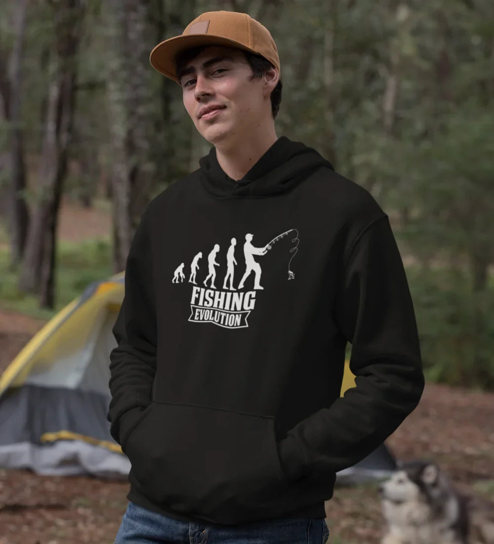 Outdoorzees Fishing Evolution Unisex Hoodie