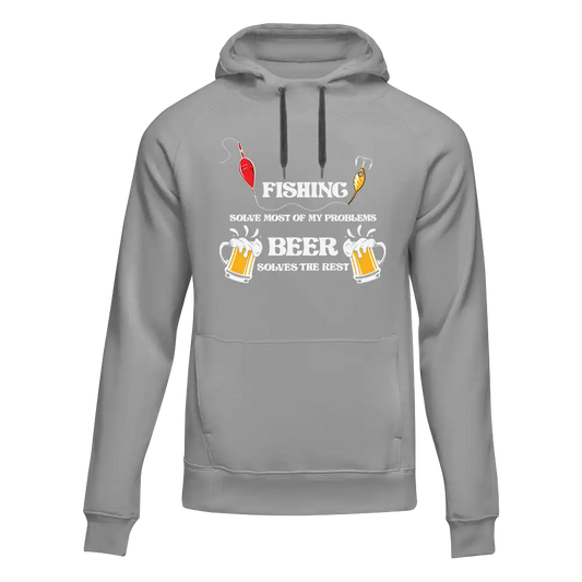 Outdoorzees Fishing Solves All My Problem Unisex Hoodie