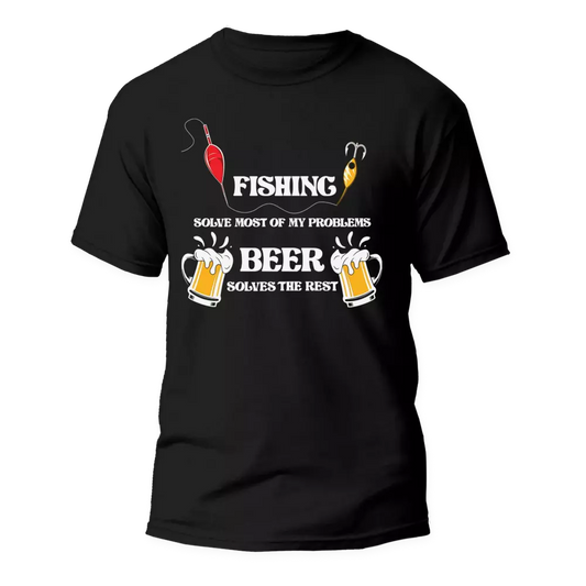 Outdoorzees Fishing Solves All My Problem Man T-Shirt