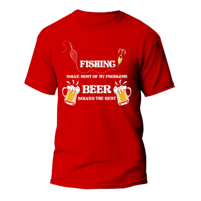 Outdoorzees Fishing Solves All My Problem Man T-Shirt