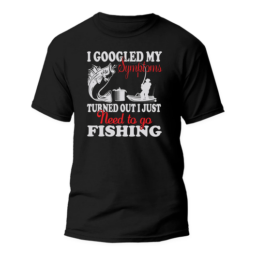 Outdoorzees Fishing Symptoms Man T-Shirt