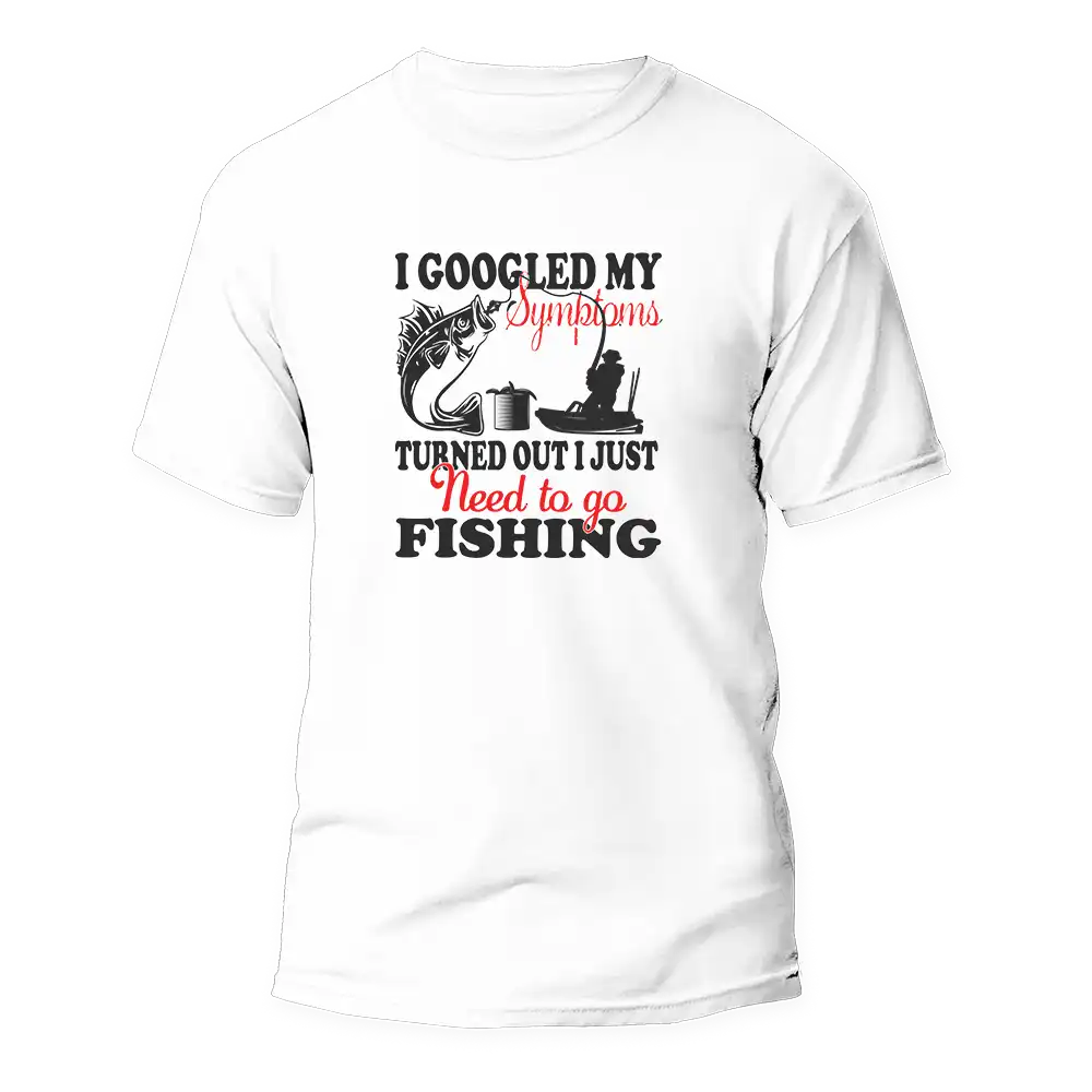 Outdoorzees Fishing Symptoms Man T-Shirt