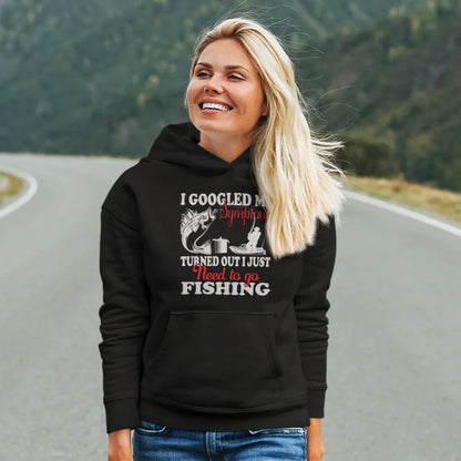 Outdoorzees Fishing Symptoms Unisex Hoodie