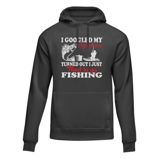 Outdoorzees Fishing Symptoms Unisex Hoodie