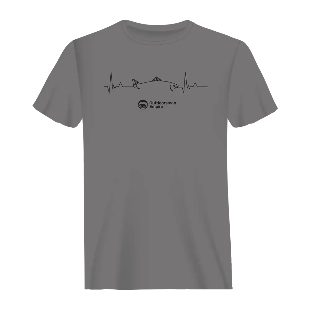 Outdoorzees Fishing Cardiogram Man T-Shirt