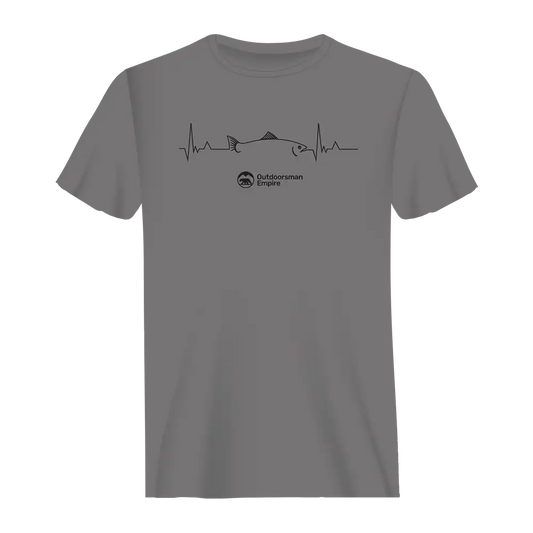 Outdoorzees Fishing Cardiogram Man T-Shirt