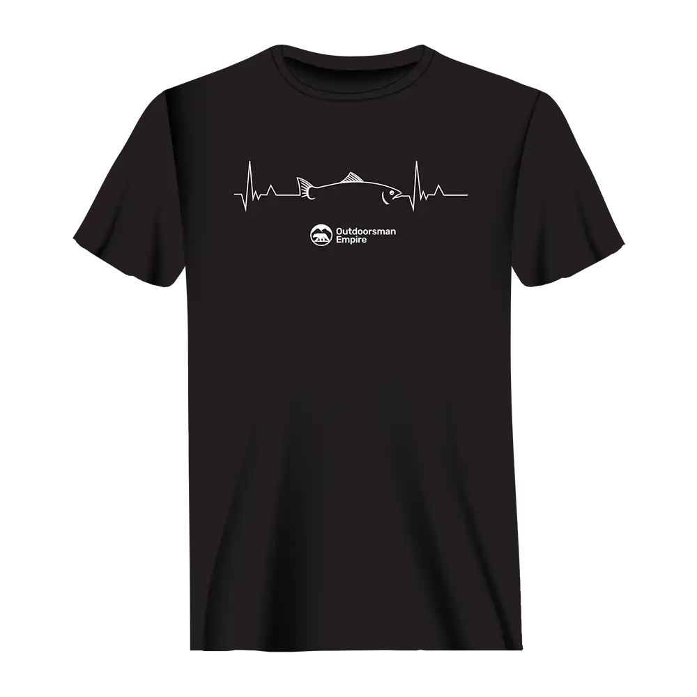 Outdoorzees Fishing Cardiogram Man T-Shirt
