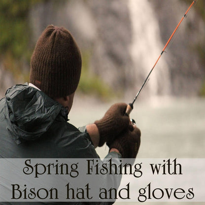 The Buffalo Wool Co. Ribbed Extreme Bison Beanie