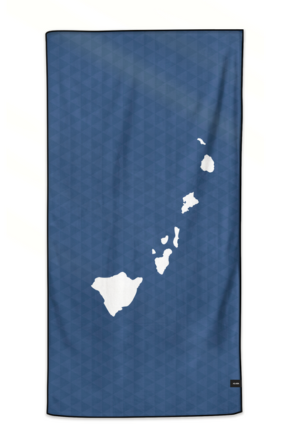 Alaua Hawaiian Flag Anywhere Towel (Ka Hae Hawai'i)