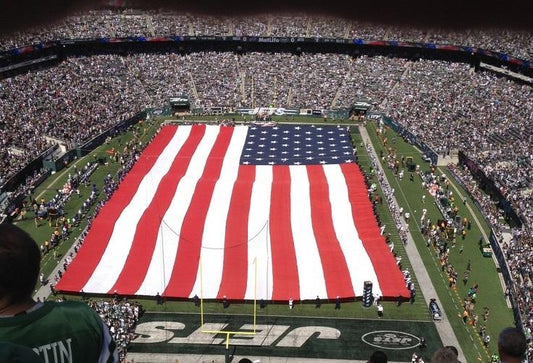 Flagman of America American Field Flag with Handles - Nylon
