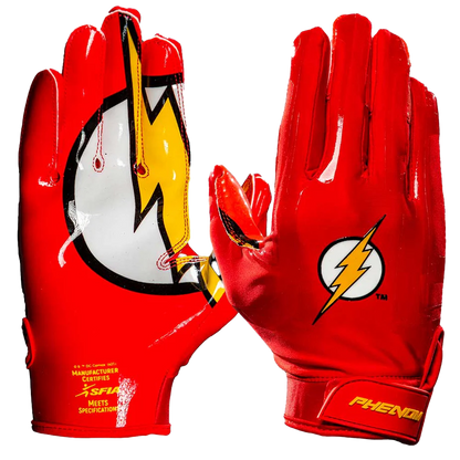 The Flash Football Gloves - VPS1 by Phenom Elite