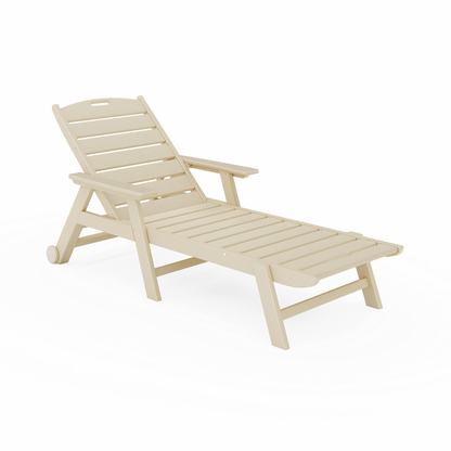 SoPoly Flat Chaise Lounge