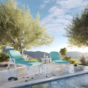 SoPoly Flat Chaise Lounge