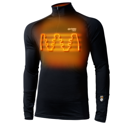 Gobi Heat FlexCore Men’s Heated Base Layer Shirt - Dual Control