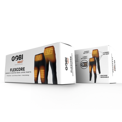 Gobi Heat FlexCore Women’s Heated Base Layer Pants – Gobi Heat® - Dual Control