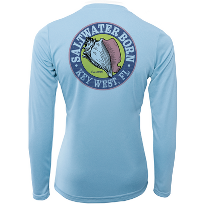 Saltwater Born Florida Lobster Long Sleeve UPF 50+ Dry-Fit Shirt