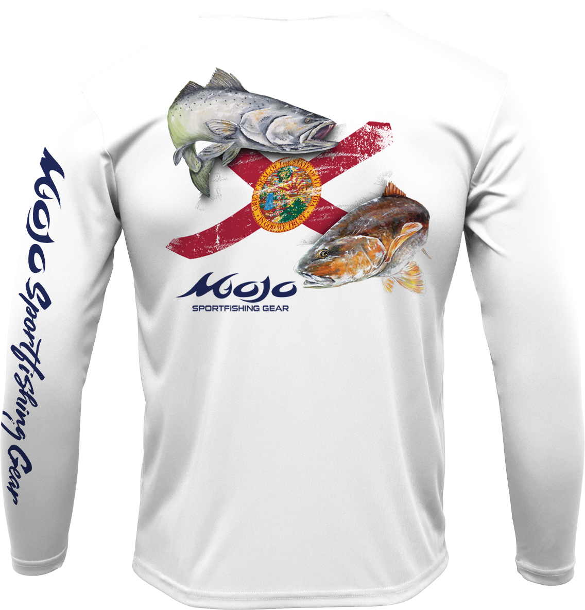 Mojo - Florida Redfish Flag Wireman X
