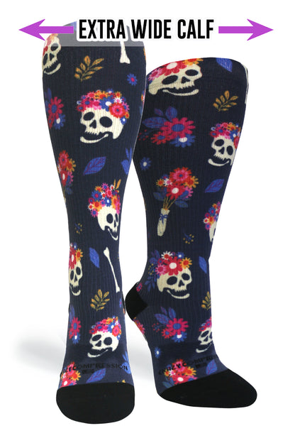 Crazy Compression Flower Hair - (Standard & Extra Wide)