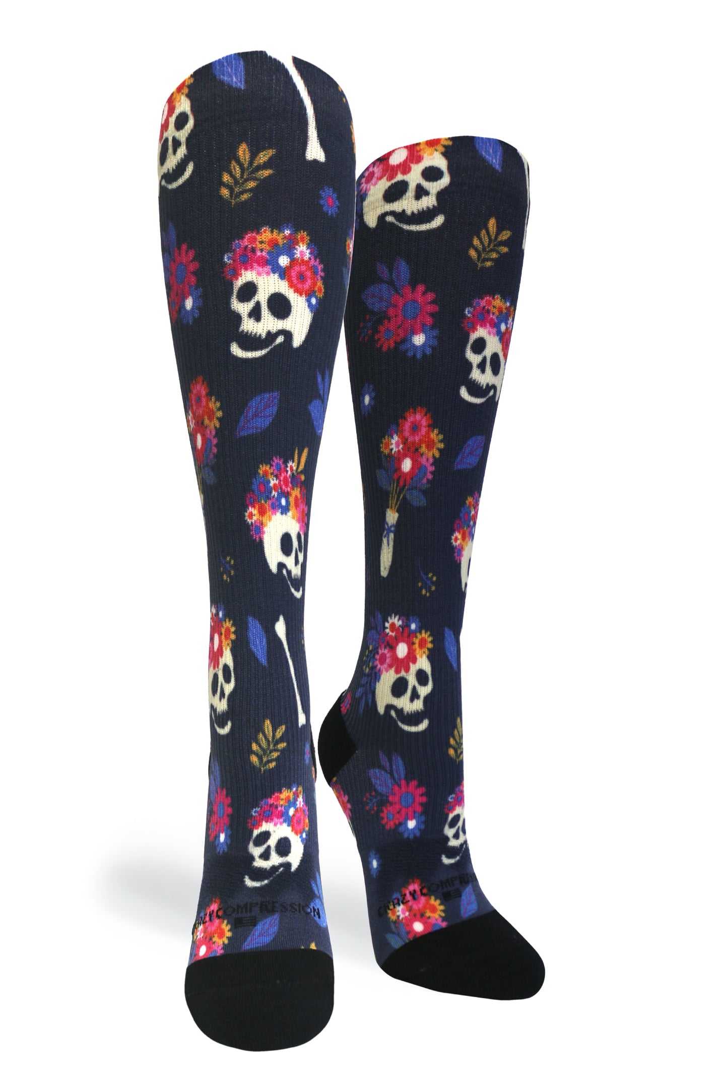 Crazy Compression Flower Hair - (Standard & Extra Wide)