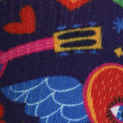 Crazy Compression Flying Hearts - (Standard & Extra Wide)