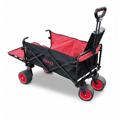 Luxel Carts Electric Folding Wagon with Tank Wheels – LUXEL CEC-2BR