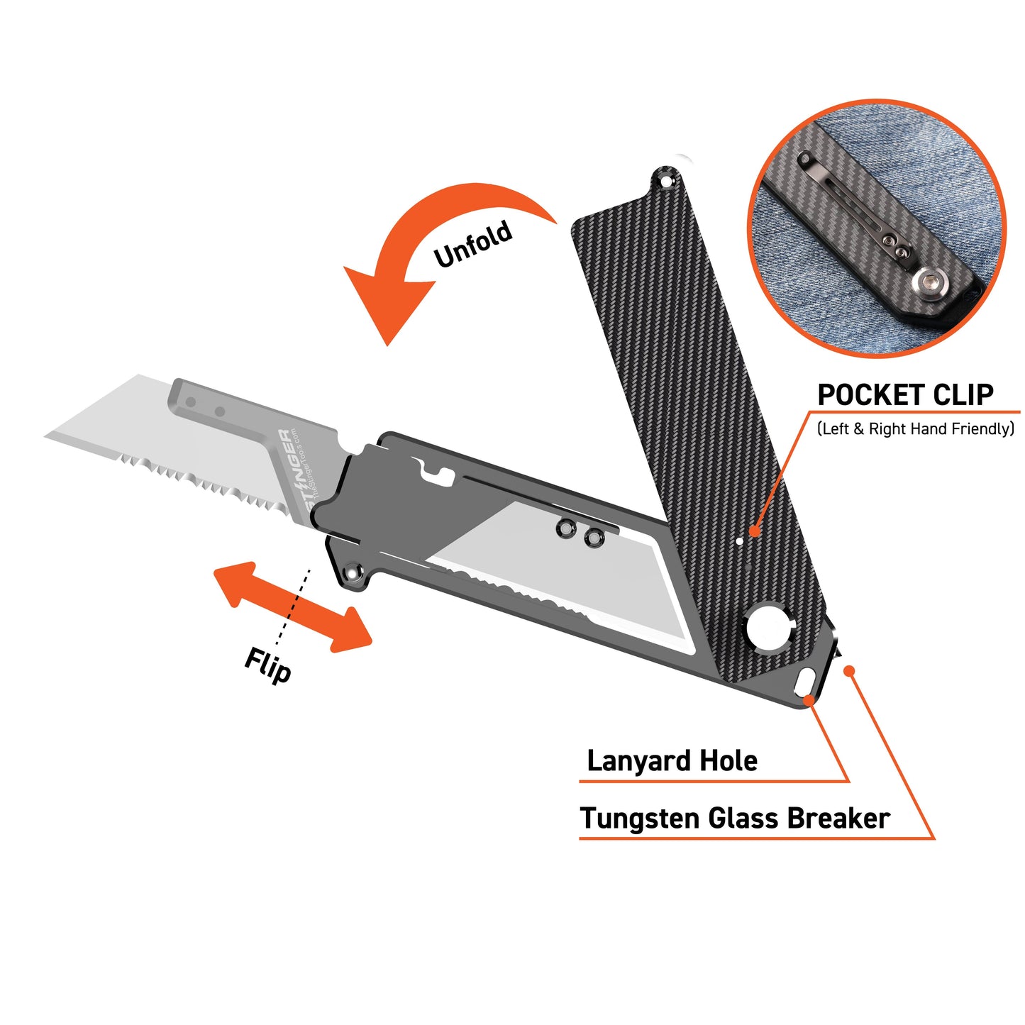 Stinger Survival Tools Frame Folder Utility Tool