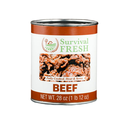 Survival Frog Beef Canned Meat