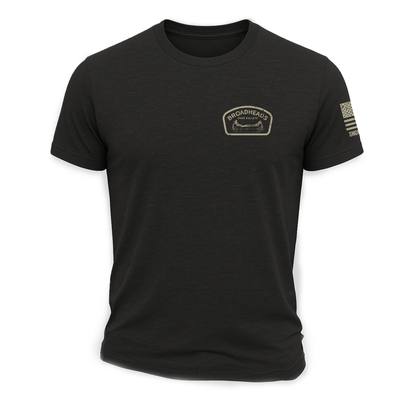 Bow Crew Apparel "Broadheads Over Bullets" Tee - Black