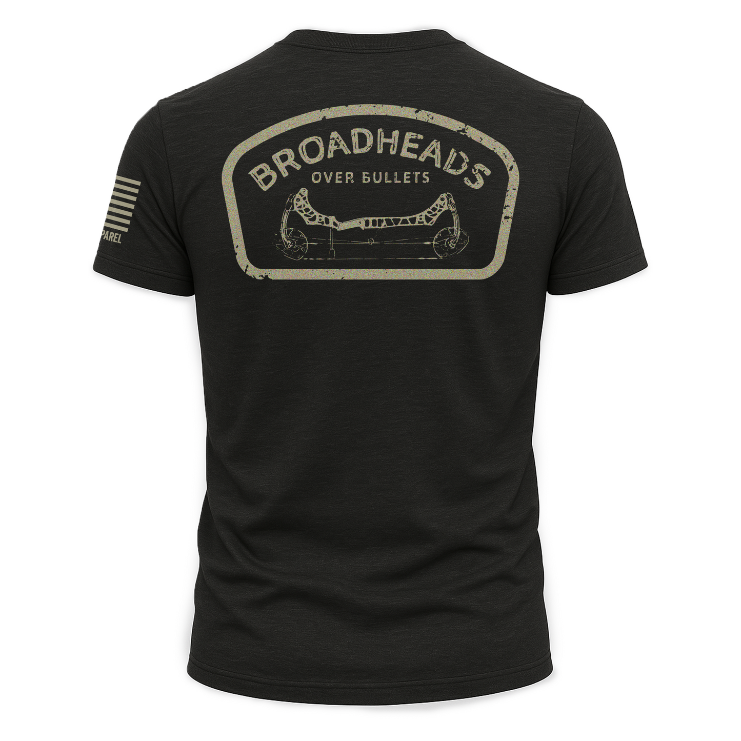 Bow Crew Apparel "Broadheads Over Bullets" Tee - Black
