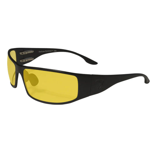 Outlaw Eyewear - Fugitive TAC Shooter Yellow lenses for Military