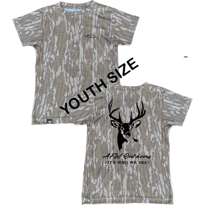 American Flyway Waterfowl Youth AFW Mossy Oak Tee