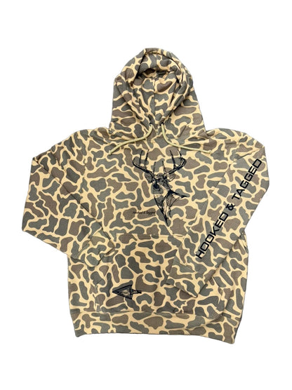 Hooked & Tagged  - Buck Hoodie